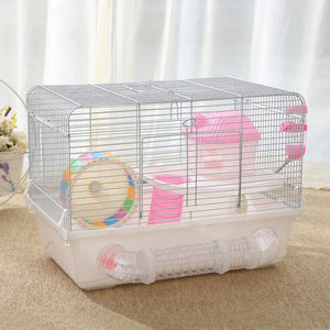 Accessoires en plastique PP Offre Spéciale fil de fer petite grande cage de villa de hamster de luxe bon marché - Product Image 5