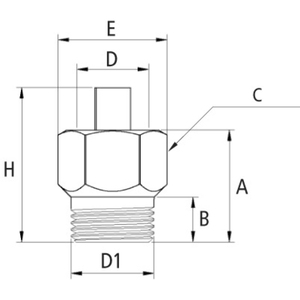 เครื่องดักฟังอัตโนมัติ MF 3/8x3/8อะแดปเตอร์กลึงการเชื่อมต่อเกลียวตัวผู้เทคนิคการปลอมแปลงพื้นผิวขัดเงาแบบจำลองจำนวนหัว - Product Image 4