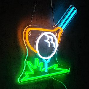 Golf Letreros Neon LED indoor hanging ambient light shop <b>sign</b> wall decoration light entrance indicator light luminous <b>sign</b> 5v12v - Product Image 6