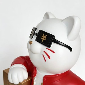 Sculptures Maneki-neko <span class=keywords><strong>en</strong></span> barres d'or de taille personnalisable BZY : Statues <span class=keywords><strong>en</strong></span> <span class=keywords><strong>résine</strong></span> <span class=keywords><strong>pour</strong></span> l'<span class=keywords><strong>extérieur</strong></span> ou petites statues de bureau <span class=keywords><strong>pour</strong></span> les centres commerciaux et la décoration intérieure - Product Image 5