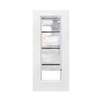 Porte de cuisine intérieure de style minimaliste, à montage encastré, simple vitrage, étanche, en fibre de verre, garantie 5 ans, pour appartement et villa