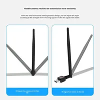 Adaptador WiFi Externo USB 2.0 de Doble Banda, Gigabit de Alta Velocidad para Laptop y PC, en Stock