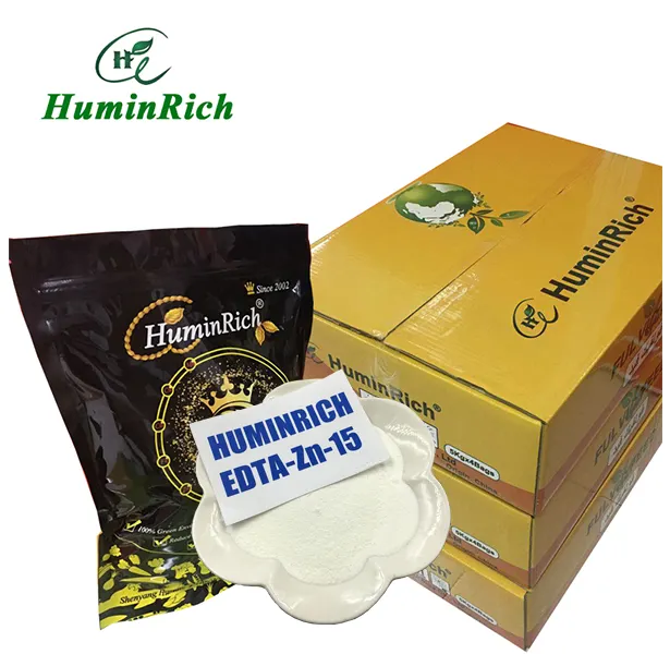 "HuminRich Plus" SY5007 EDTA Chelated Zinc Fertilizer Zn/Ca/Fe/Mn/Mg/Cu Micronutrient Organic Sodium Humate
