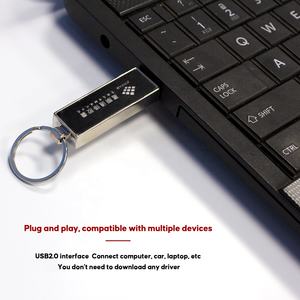 2024 Tốt Nhất Bán Quà Tặng Khuyến Mãi Kim Loại Móc Chìa Khóa Biểu Tượng Tùy Chỉnh 1GB 2GB 4GB 8GB 16GB 32GB 64GB 128GB <span class=keywords><strong>USB</strong></span> Flash Drive - Product Image 6