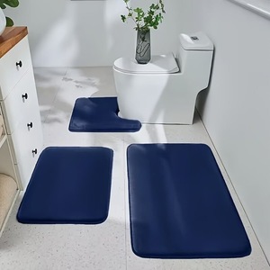 Ensemble de tapis de bain FIGOO au design moderne, 3 pièces, en polyester, antidérapant, absorbant, écologique, lavable en <span class=keywords><strong>machine</strong></span>, prix d'usine - Product Image 3