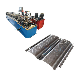 חדש הנמכר ביותר פלדה אלומיניום גלגול דלת תריס ביצוע מכונת ייצור קו תריס דלת חיתוך להרכיב מכונה uk - Product Image 1