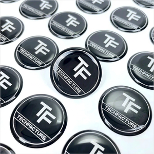 สติกเกอร์โดม 3 มิติ แบบกำหนดเอง เรซิ่นใส กันน้ำ เงา ฉลากโลโก้สำหรับสร้างแบรนด์ - Product Image 1