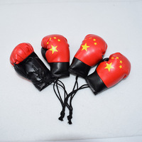BSBH Promotionnel Personnalisé LOGO En Cuir Imprimé Mini Gants De Boxe Porte-clés Pour Miroir De Voiture Maison Pour Accessoires De Décoration Suspendus