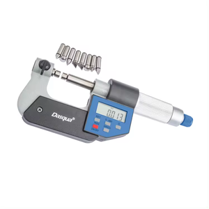 Dasqua Stainless Steel 0-25mm 0.001 Graduation 7Pairs Interchangeable Anvils Universal Digital <b>Micrometer</b> Electronic 4210-2103 U - Product Image 6
