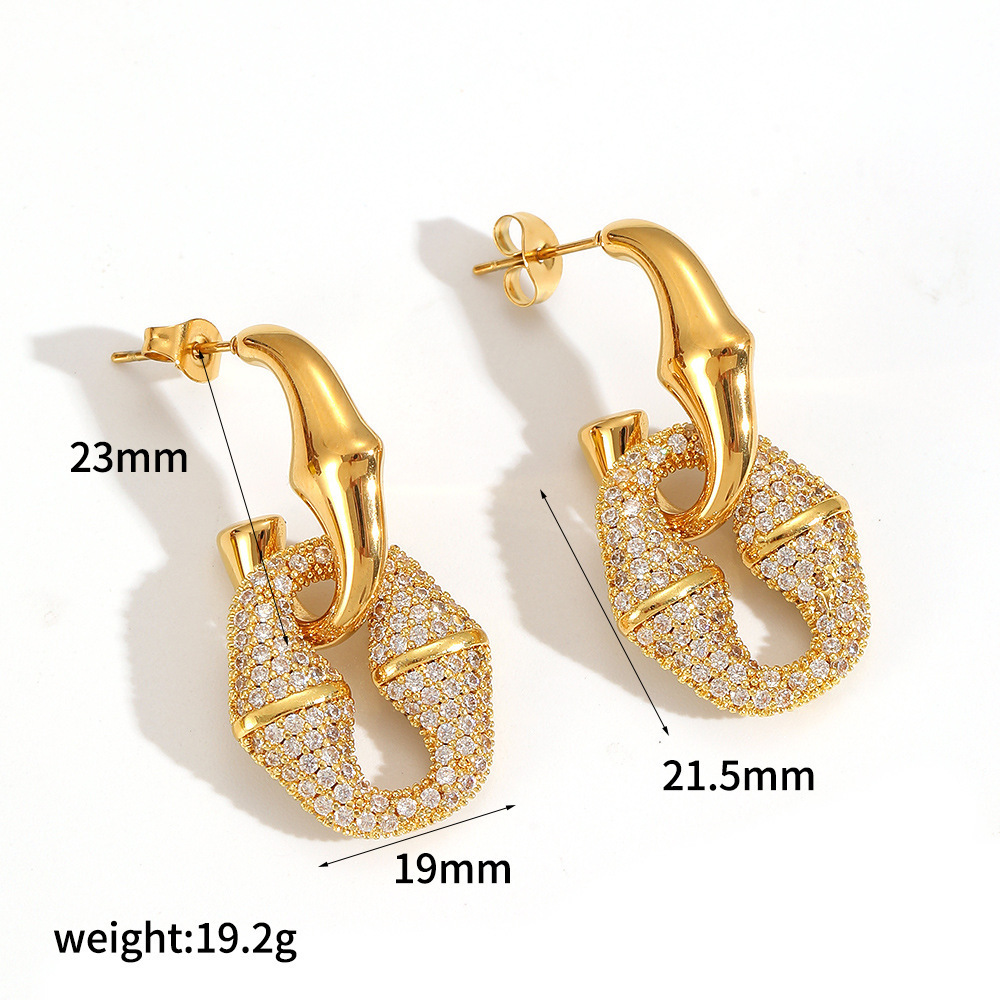 Boucles d'oreilles TE60559-G