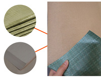 Papier Kraft Tissu tissé laminé Emballage étanche à l'humidité Papier Kraft Sac en peau de serpent Papier d'emballage avec 320 cm de largeur
