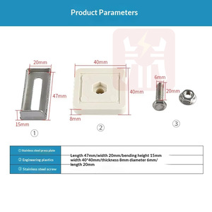 Supporti Antiscivolo SPEEDONE in Acciaio Inox per Lavelli Sottopiano, Accessori di Fissaggio per Lavello da Cucina, Modello Fujian - Product Image 3