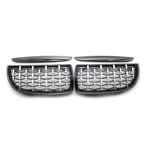 กระจังหน้ากันชนหน้าสไตล์ดาวตกติดเพชรสำหรับ BMW 3 <span class=keywords><strong>Series</strong></span> E90 2005-08 51137120008 51137120007 - Product Image 4