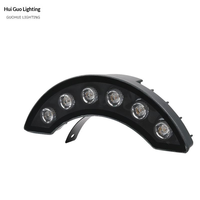 Lampe LED Courbe Ondulée en Forme de Croissant 6W Étanche IP65 pour Extérieur, Éclairage de Toit en Tuiles et Paysage