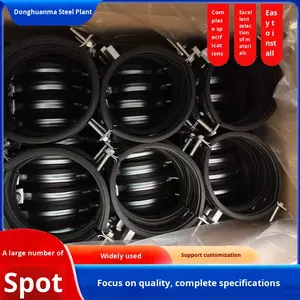 Оцинкованный зажим для 304 труб из нержавеющей стали с двойным обручем и клейкой лентой TJBC - Product Image 4