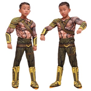 Costume Aquaman pour enfants, couleur Neptune, 8-13 ans, ensemble de tenue de cosplay pour spectacle sur scène - Product Image 5