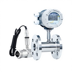 Liquid Turbine <b>Flow</b> <b>Meter</b> <b>Water</b> Oil Lubricating Oil Pulse/Current/RS485 Output 36-Month Warranty All-in-one Threaded Clamp - Product Image 1