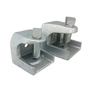 Fire Pipe Fitting FM UL Listed High Strength Carbon Steel GI Fittings Galvanized Finish Beam Clamp