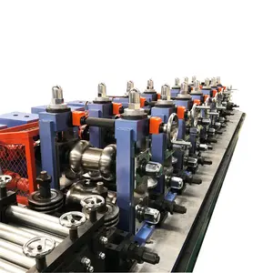 Máquina automática de fabricación de tubos de acero, ovalada, plana, MS/suave, ERW