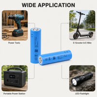 Batería Cilíndrica Recargable de Iones de Litio EVE ICR18650 26VA 2600mAh, Larga Vida Útil, para Banco de Energía, Bicicleta Eléctrica, Venta al Por Mayor