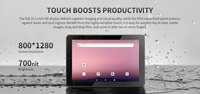 Panel PC industriel Android 10.1 pouces RK3568 | Ordinateur tout-en-un à écran tactile capacitif pour l'automatisation