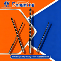 Foret hélicoïdal long DONGMING à tige hexagonale pour perçage profond, 6mm 8mm 10mm 230mm 400mm, pour bois dur et tendre