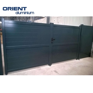 2025 tùy chỉnh phong cách mới hiện đại kính thiên văn cửa trượt với trang trại cổng thiết kế cho hàng rào lưới mắt cáo & cửa - Product Image 3