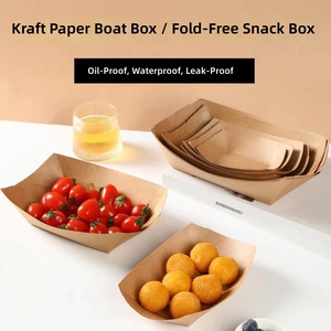 Bandeja Desechable Cuadrada para Comida al Estilo Occidental Chuangcheng, Multiestándar, Resistente al Aceite y al Agua, Papel Kraft, Logotipo Personalizado, <span class=keywords><strong>BIOPACK</strong></span> - Product Image 3