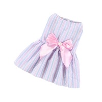 Jolies robes de fête pour chien, style moderne, portables, bon marché, à volants, motif argyle, vêtements de luxe pour animaux de compagnie, toutes saisons