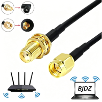 Rangkaian Kabel Koaksial RF Low-loss Pabrikasi untuk Antena MIMO, Penguat Sinyal 4G/5G, Router WiFi, Ekstensi Base Station, dan Jumper