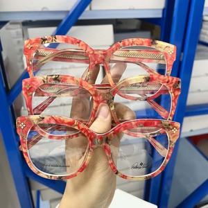 <span class=keywords><strong>Occhiali</strong></span> da Vista Oversize con Montatura Quadrata Spessa in Acetato per Uomo e <span class=keywords><strong>Donna</strong></span>, Lenti <span class=keywords><strong>Trasparenti</strong></span> Anti-Luce Blu, Design Colorato - Product Image 1