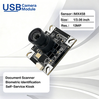 Módulo de Cámara USB 4K Ultra HD de 13MP IMX458 con Enfoque Fijo sin Distorsión para Escáner de Documentos A3 A4 y OCR