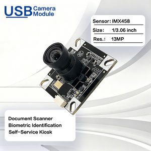 โมดูลกล้อง USB 13MP IMX458 4K Ultra HD ปรับโฟกัสคงที่ ปราศจากการบิดเบือน สำหรับเครื่องสแกนเอกสาร A3 A4 และ OCR - Product Image 2