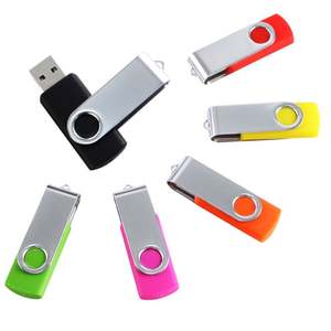 Clé USB rotative personnalisée avec logo, 2.0, 1G, 2G, 4G, 8G, 16G, 32G, 64Gb, clé USB pivotante, mémoire USB, vitesse rapide, pendrive - Product Image 1