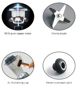 Commerciële <span class=keywords><strong>Blender</strong></span> Hoge Kwaliteit Voedselproces Soja Melk Machine Smoothie Machine Coffeeshop Melk Thee Thuis Machine <span class=keywords><strong>Blender</strong></span> - Product Image 5