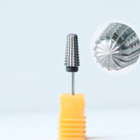 5 en 1 Embouts de ponceuse à ongles en carbure professionnels pour cuticules, pour ongles en acrylique et en gel, usage domestique et professionnel