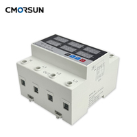 Cmorsun Disjoncteur numérique monophasé réglable 63A avec affichage, protection SVC, protection contre les surtensions, en cuivre PC 99%