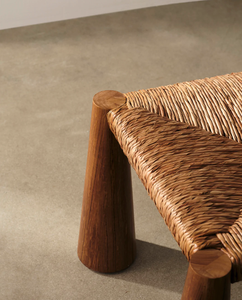Silla Moderna y Sencilla de Madera y Ratán con Cojines Suaves y Cómodos - Product Image 4