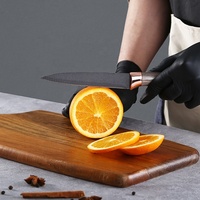 Ensemble de couteaux de cuisine chinois haut de gamme avec manche à motif marbré et support à couteaux – Vente en gros