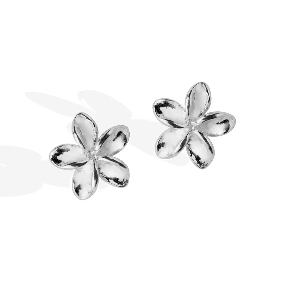 Boucles d'oreilles en argent Sterling 925 pour adolescentes, bijoux à clou, en forme de petites fleurs, marguerite, pour femmes et adolescentes