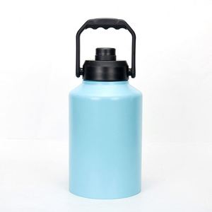 Bouteille d'eau de camping 64 oz en acier inoxydable, seau à glace isotherme sous vide, thermos portable 128 oz - Product Image 4