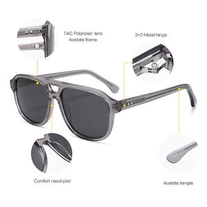 Gafas de sol polarizadas unisex Conchen, extragrandes, con lentes UV400 TAC y montura de plástico para protección solar, pesca y conducción. - Product Image 3