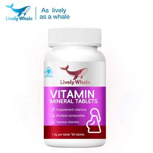 Suplemen Multivitamin Prenatal pabrik sumber paus hidup dengan besi, <span class=keywords><strong>Vitamin</strong></span> C/A/B & asam folat-OEM ODM Label pribadi - Product Image 1