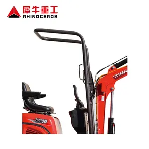 Small Excavator Rhinoceros New Excavators Digger Mini 1 Ton Excavator Minibagger Xn10-8 Pelle Small Excavator Mini Digger With EURO V Engine