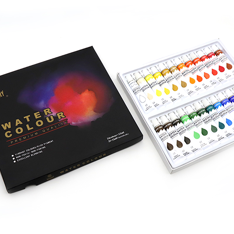 Память, на возраст 12, 18, 24 цвета воды Набор для рисования для детей школьного возраста Рисунок Набор для рисования