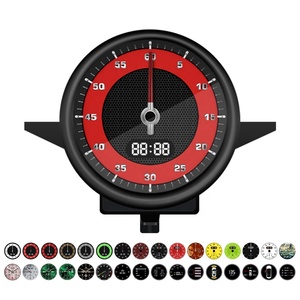 NaviHua Nuevo para Porsche Macan 2014-2021, Reloj Cronómetro LCD Central para el Tablero Interior del Automóvil, Brújula, Reloj Electrónico Automático - Product Image 3