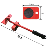 Kit de roulettes réglables pour le déplacement de meubles lourds – Système de levage et de déplacement de meubles avec roues et outils de levage