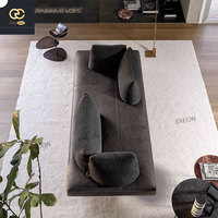 2025 canapé en cuir de luxe personnalisé italien pour salon italien-usage domestique-ensemble de canapés en métal simple et créatif