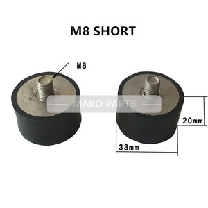 Amortiguador de Goma Corto M8 para Bomba de Vacío Compatible con Becker Leybold Rietschle - Product Image 2