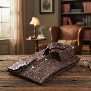 สีน้ำตาล Leaf ฝรั่งเศสเสื้อคุณภาพสูง - Product Image 3